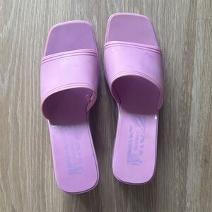 Bershka purple Barbie sandals